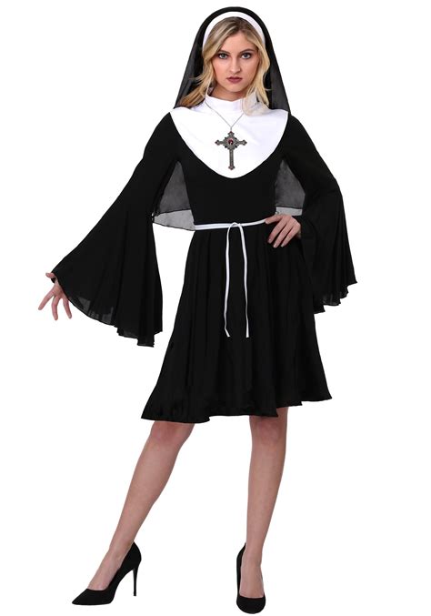 nun outfit amazon|Amazon.com: Nun Costume for Women, Nun Dress with Scary .